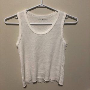 Brandy Melville White Cropped Tank-top
